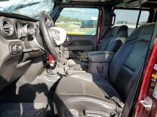 1C4HJXEN6MW722671 - 2021 JEEP WRANGLER U SAHARA BURGUNDY photo 7