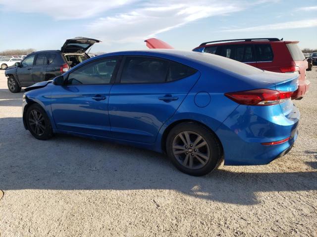 5NPD84LF5HH007297 - 2017 HYUNDAI ELANTRA SE BLUE photo 2