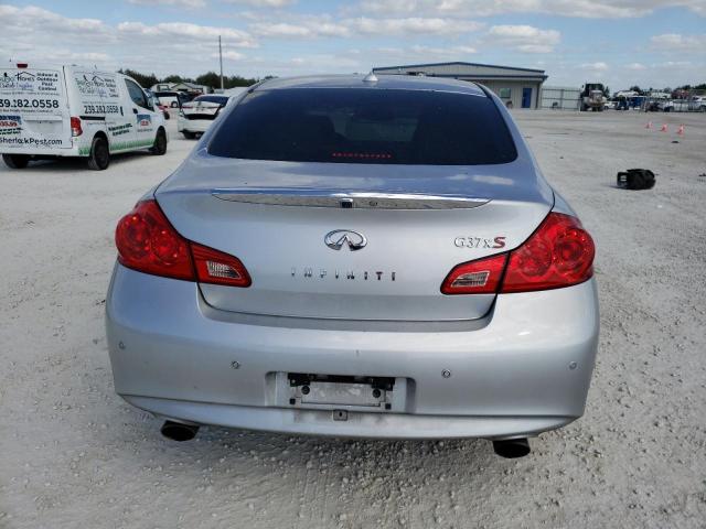 JN1CV6AR8DM752240 - 2013 INFINITI G37 GRAY photo 6