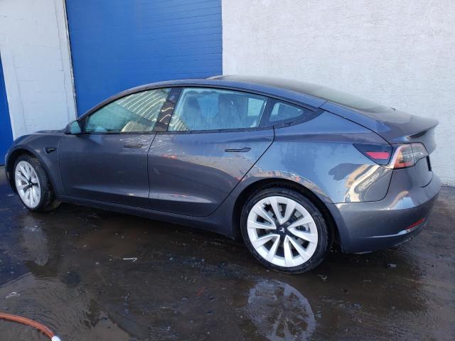 5YJ3E1EA3NF185420 - 2022 TESLA MODEL 3 CHARCOAL photo 2