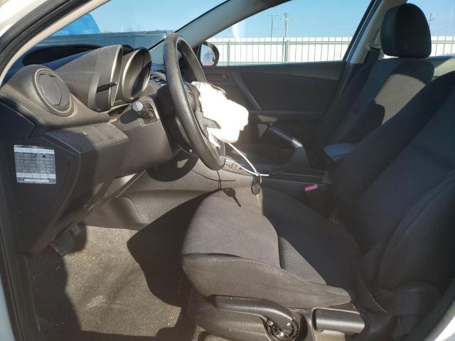 JM1BL1UG1B1420697 - 2011 MAZDA 3 I WHITE photo 7