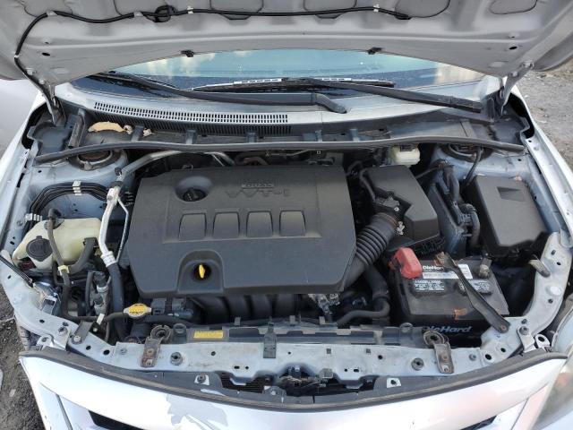 2T1BU4EE1CC792226 - 2012 TOYOTA COROLLA BASE فضي صورة 11