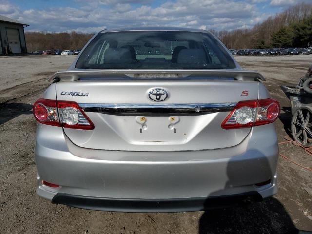 2T1BU4EE1CC792226 - 2012 TOYOTA COROLLA BASE فضي صورة 6