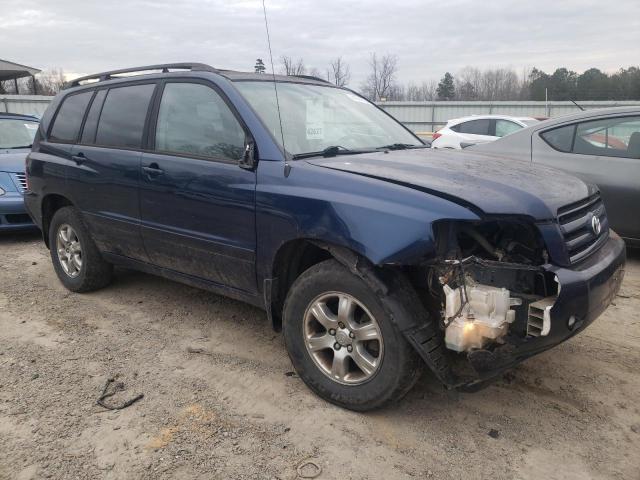 JTEEP21A040038382 - 2004 TOYOTA HIGHLANDER BLUE photo 4