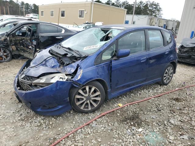 JHMGE8H62CC015480 - 2012 HONDA FIT SPORT BLUE photo 1