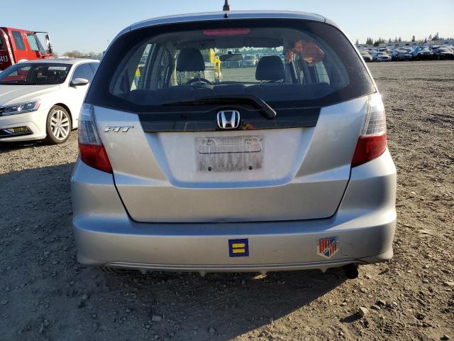 JHMGE8H30CC023468 - 2012 HONDA FIT SILVER photo 6