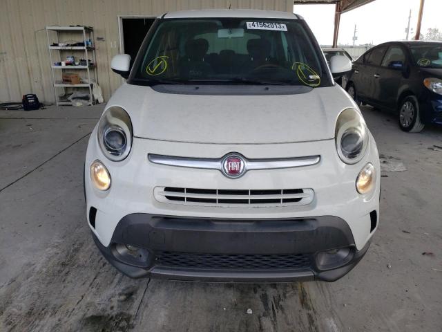 ZFBCFADH8EZ023761 - 2014 FIAT 500L TREKKING WHITE photo 5