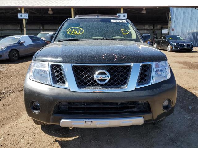 5N1AR1NN8AC611278 - 2010 NISSAN PATHFINDER S BLACK photo 5