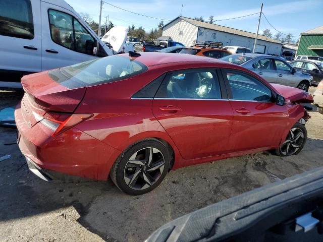 KMHLP4AG6PU462105 - 2023 HYUNDAI ELANTRA LIMITED RED photo 3