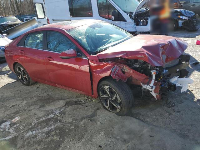 KMHLP4AG6PU462105 - 2023 HYUNDAI ELANTRA LIMITED RED photo 4