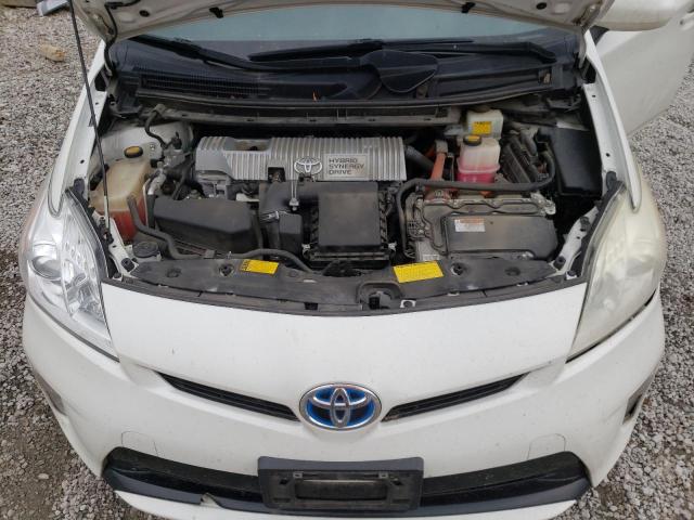 JTDKN3DUXD5638791 - 2013 TOYOTA PRIUS WHITE photo 11