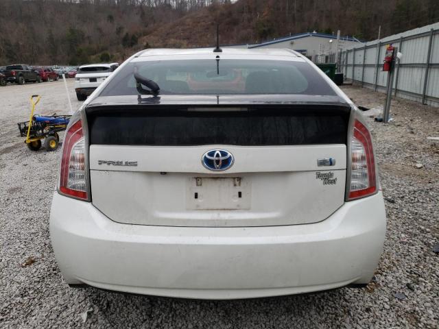 JTDKN3DUXD5638791 - 2013 TOYOTA PRIUS WHITE photo 6