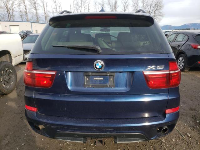 5UXZV4C5XBL402678 - 2011 BMW X5 XDRIVE35I BLUE photo 6