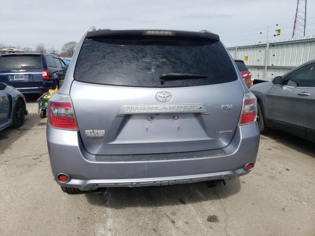 JTEJW3EH6A2045996 - 2010 TOYOTA HIGHLANDER HYBRID LIMITED SILVER photo 6