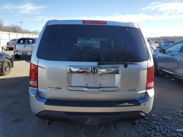 5FNYF4H43DB079851 - 2013 HONDA PILOT EX SILVER photo 6