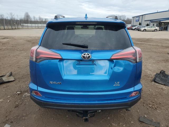 JTMBFREV3HJ119165 - 2017 TOYOTA RAV4 LE BLUE photo 6