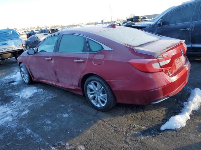 1HGCV1F13JA100921 - 2018 HONDA ACCORD LX RED photo 2