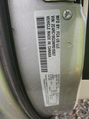 2C4RC1BG3MR515357 - 2021 CHRYSLER PACIFICA TOURING L 灰色 照片 13