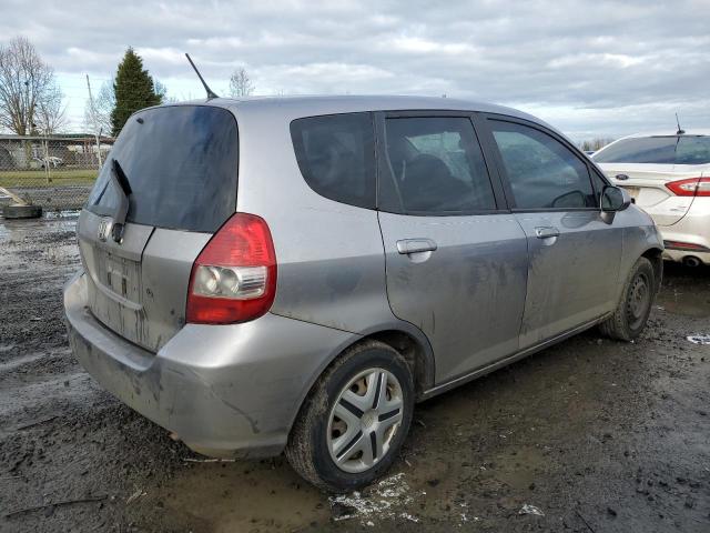 JHMGD37457S067848 - 2007 HONDA FIT SILVER photo 3