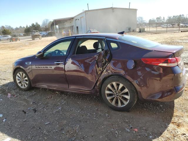 5XXGT4L30HG131040 - 2017 KIA OPTIMA LX BURGUNDY photo 2