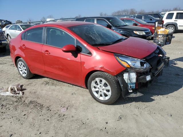 KNADM4A38H6012103 - 2017 KIA RIO LX RED photo 4