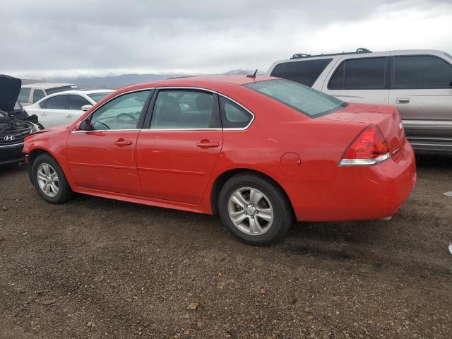 2G1WF5E33D1178352 - 2013 CHEVROLET IMPALA LS RED photo 2