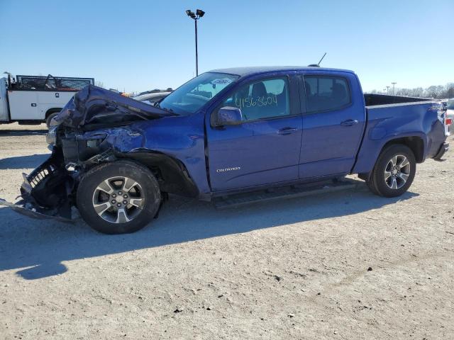 1GCGTDE36G1226483 - 2016 CHEVROLET COLORADO Z71 BLUE photo 1