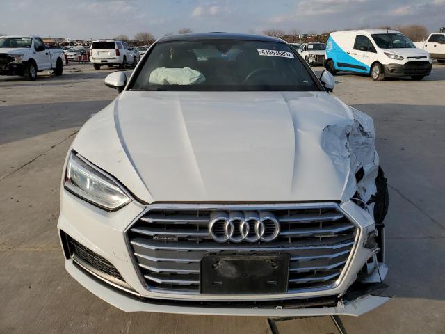 WAUDNCF57KA025883 - 2019 AUDI A5 PREMIUM S LINE WHITE photo 5