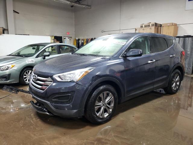 5XYZTDLB0FG237285 - 2015 HYUNDAI SANTA FE S BLUE photo 1