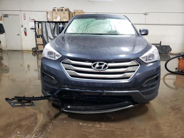 5XYZTDLB0FG237285 - 2015 HYUNDAI SANTA FE S BLUE photo 5