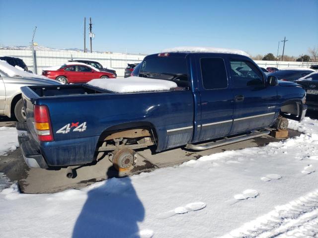 1GCEK19T7YE367902 - 2000 CHEVROLET SILVERADO K1500 BLUE photo 3