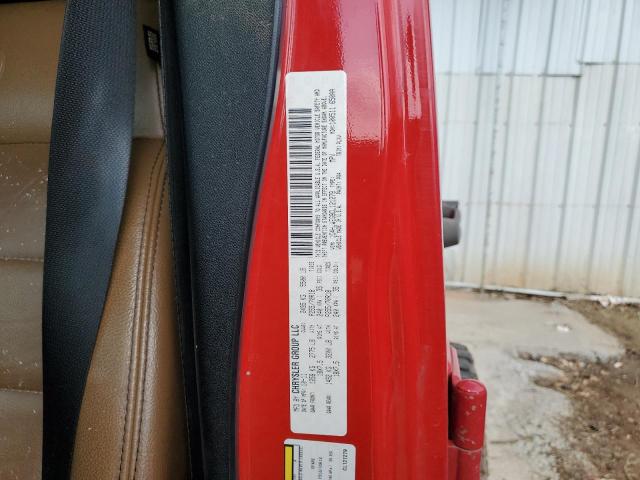 1C4HJWEG9CL121279 - 2012 JEEP WRANGLER U SAHARA RED photo 12