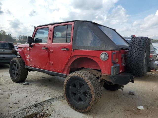 1C4HJWEG9CL121279 - 2012 JEEP WRANGLER U SAHARA RED photo 2