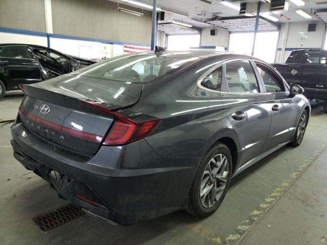 5NPEL4JA3MH071231 - 2021 HYUNDAI SONATA SEL CHARCOAL photo 3