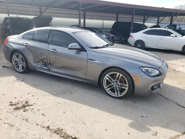 WBA6B2C57FD130010 - 2015 BMW 650 I GRAN COUPE GRAY photo 4