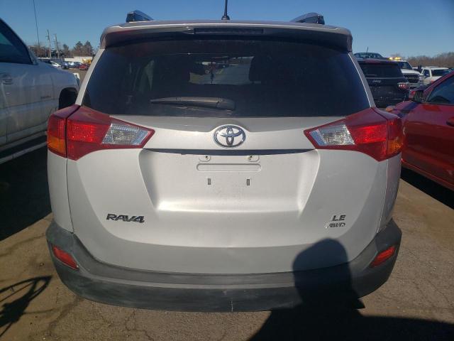 2T3BFREV5EW225615 - 2014 TOYOTA RAV4 LE SILVER photo 6