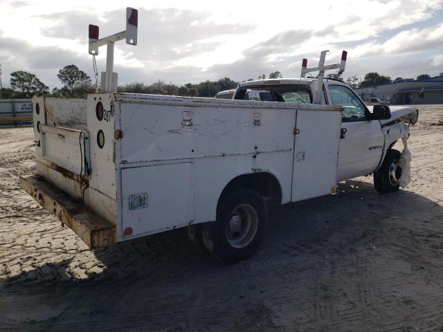 3B6MC36501M585176 - 2001 DODGE RAM 3500 WHITE photo 3