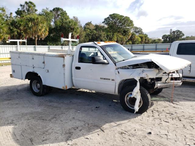 3B6MC36501M585176 - 2001 DODGE RAM 3500 WHITE photo 4