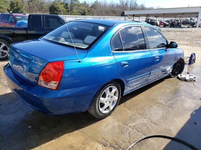 KMHDN46D86U226756 - 2006 HYUNDAI ELANTRA GLS BLUE photo 3