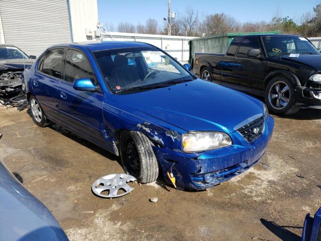 KMHDN46D86U226756 - 2006 HYUNDAI ELANTRA GLS BLUE photo 4