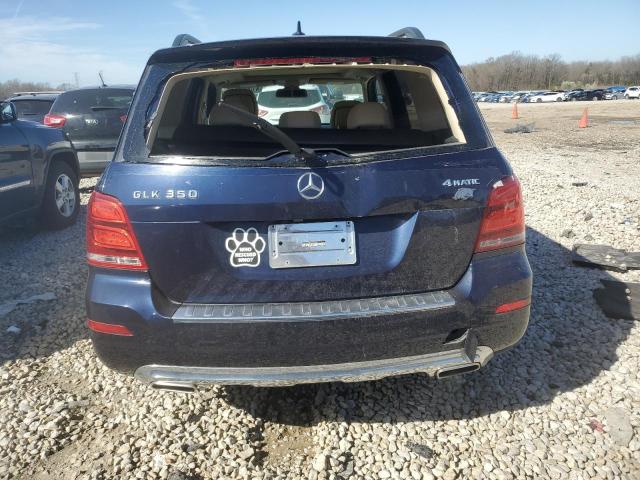 WDCGG8JB0EG204167 - 2014 MERCEDES-BENZ GLK 350 4MATIC BLUE photo 6