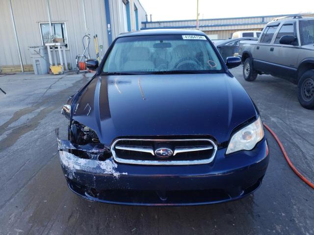 4S3BL626167201653 - 2006 SUBARU LEGACY 2.5I LIMITED BLUE photo 5