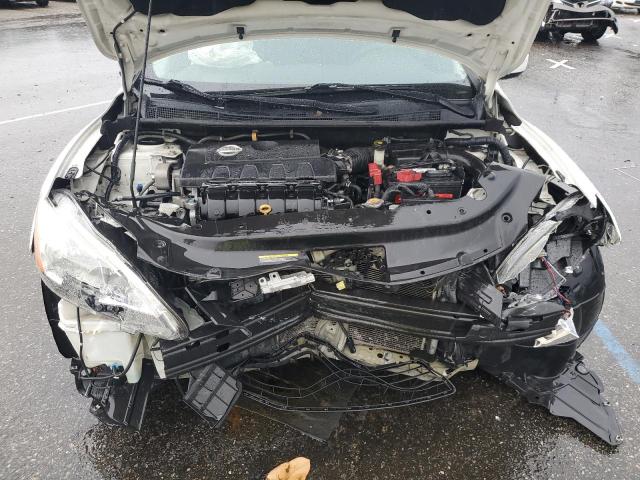 3N1AB7AP9EL655418 - 2014 NISSAN SENTRA S WHITE photo 11