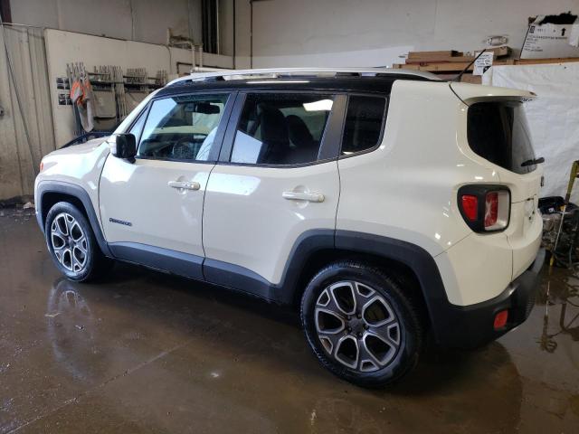 ZACCJADB9HPE55298 - 2017 JEEP RENEGADE LIMITED WHITE photo 2