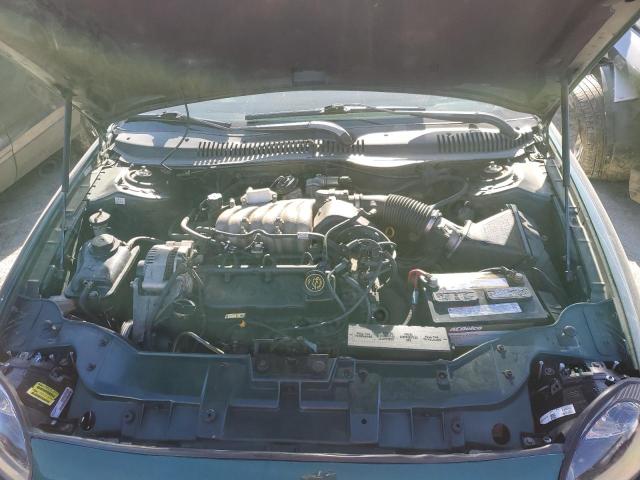 1FAFP53U6XA218083 - 1999 FORD TAURUS SE GREEN photo 11