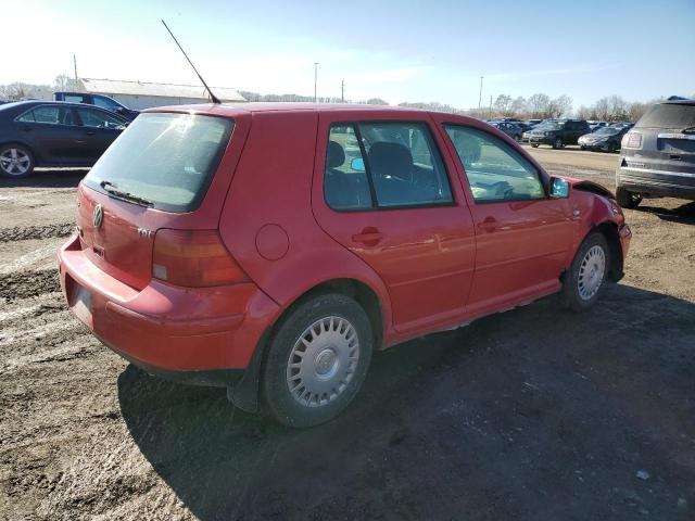 9BWGP61J624031601 - 2002 VOLKSWAGEN GOLF GLS TDI RED photo 3