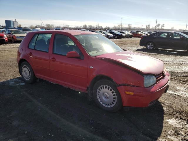 9BWGP61J624031601 - 2002 VOLKSWAGEN GOLF GLS TDI RED photo 4