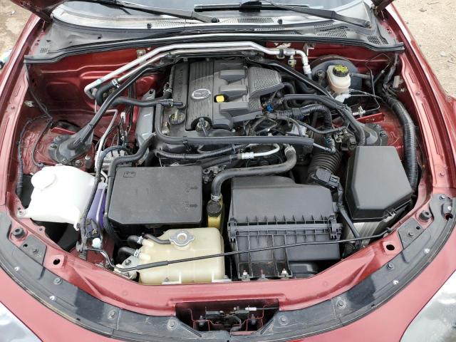 JM1NC26F680148170 - 2008 MAZDA MX-5 MIATA BURGUNDY photo 11