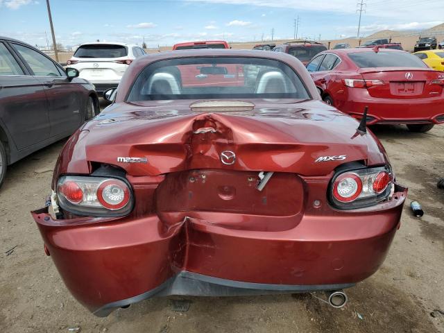 JM1NC26F680148170 - 2008 MAZDA MX-5 MIATA BURGUNDY photo 6