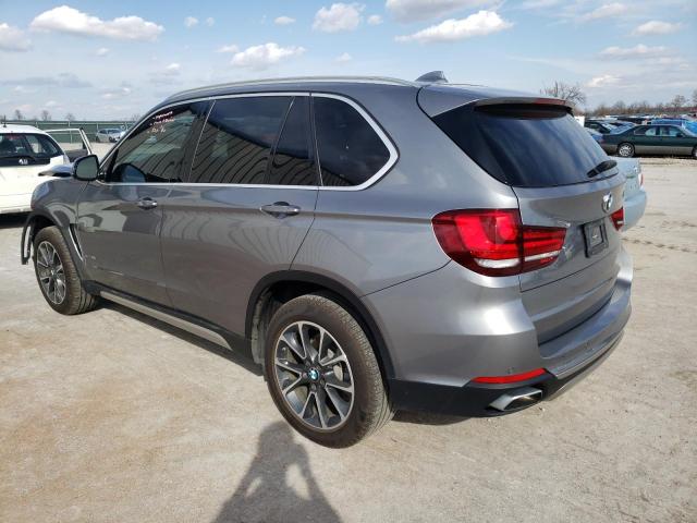 5UXKR0C5XJL074045 - 2018 BMW X5 XDRIVE35I SILVER photo 2